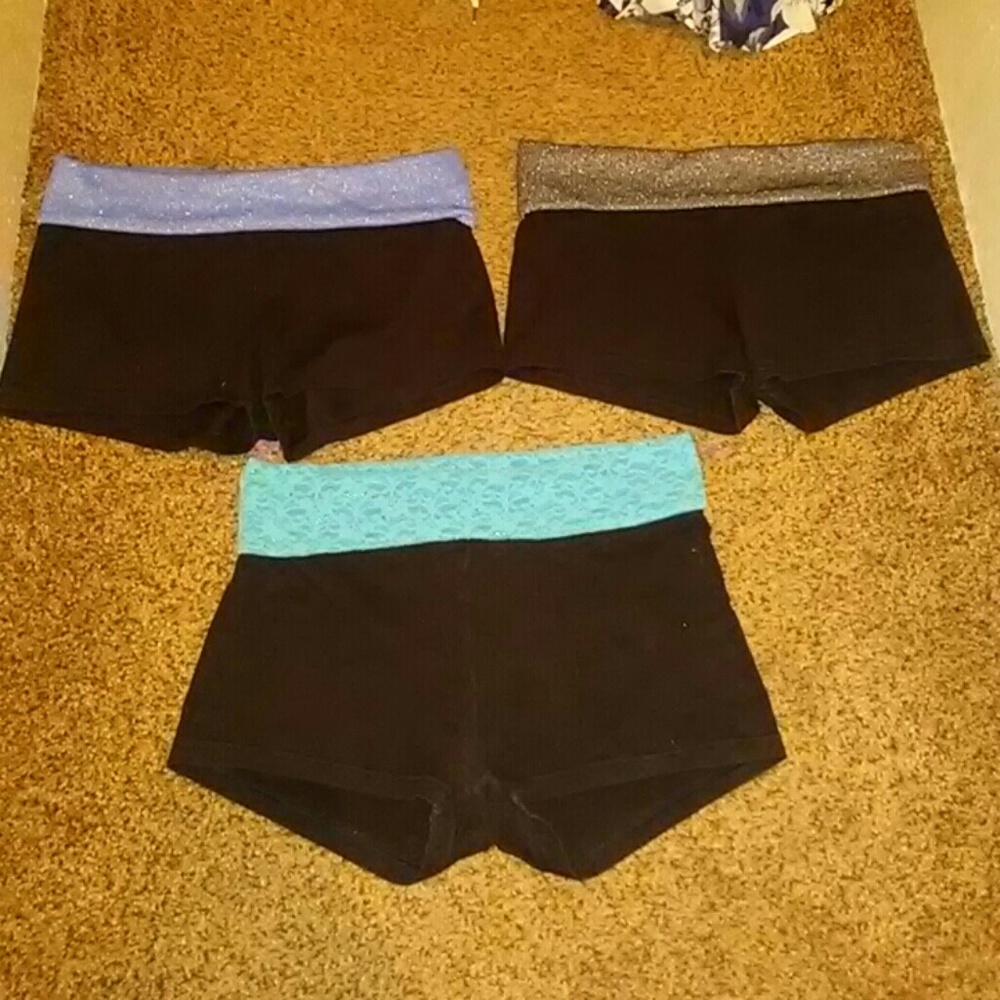 Women's spandex shorts.